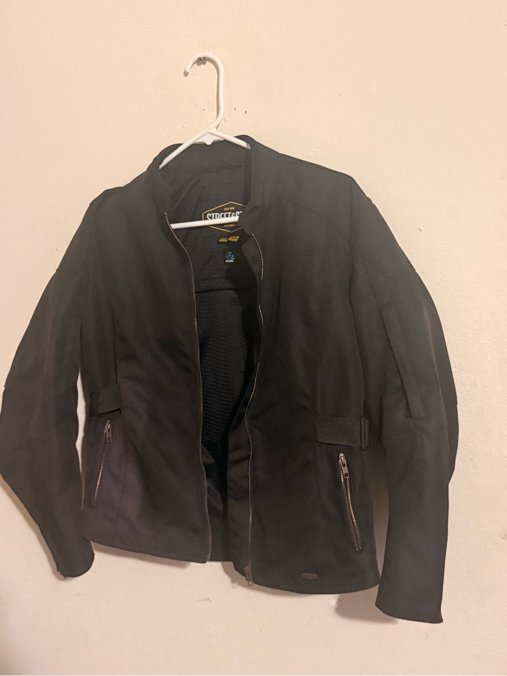Street y steel women’s size m motorcycle jacket
